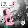 thumbnail image 5 of Funda para GANGXUN Samsung Galaxy A55 5G - Soporte metálico, Función magnética, Rosa, 5 of 5