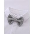 thumbnail image 3 of Baby Boy Clothes Suit 3-18 Months Newborn Formal Dress Shirt Suspender Pants Outfit Wedding 3PCS, 3 of 11