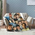 thumbnail image 4 of Blanket Josh Hutcherson Soft and Comfortable Wool Fleece Throw Blankets Gift for Home Decoration Sofa Office car Camping Yoga Travel Home Decoration Cozy Plush Beach, 4 of 5