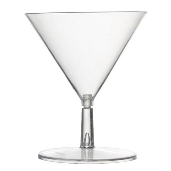 Clear 2 Oz. Tiny Tinis Martini Glass (2 Piece)