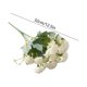 thumbnail image 3 of Ramo de flores artificiales de 12,6 pulgadas - Claveles tallo floral falso Arreglo decorativo de plástico Blanco naranja Azul Amarillo Púrpura Rosa para la decoración del salón de boda, 3 of 6