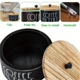 thumbnail image 5 of Stylish Wooden Coffee Filter Holder with Lid, Dust-Proof Storage Caddy for Coffee Bar & Kitchen Counter, 5 of 5