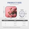 Balery 2 Piece Delicate Pink Carnations A Car Windshield Sun Shade