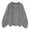 Gray, variant on Admvng Womens Tops Casual Loose Solid Color Threaded Splicing Long Sleeved-Neck Top, Size S-2XL