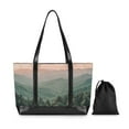 thumbnail image 7 of FORMRS Laptop Tote Bag for Women with 15.6" Computer Compartments Handbag, Mountains at Dawn, 7 of 7