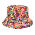 thumbnail image 1 of Kelon Chapeaux Seau en Liquidation Chapeau de Pêcheur en Polyester Femmes Mode Été Plage Ajustable Lavable Chapeau Seau en Coton Chapeau de Soleil Chapeau de Poisson Extérieur, 1 of 2