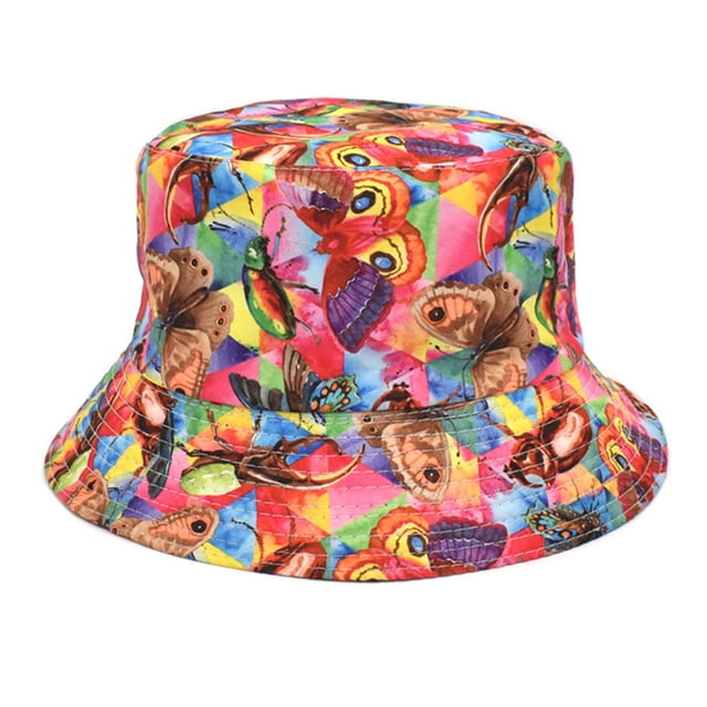 Kelon Chapeaux Seau en Liquidation Chapeau de Pêcheur en Polyester Femmes Mode Été Plage Ajustable Lavable Chapeau Seau en Coton Chapeau de Soleil Chapeau de Poisson Extérieur