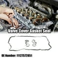 thumbnail image 2 of Unique Bargains 1 Set Black Valve Cover Gasket Set 11127572851 for Mini Cooper 2007-2012, 2 of 6