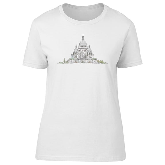 Montmartre, Paris Landmark T-Shirt Women -Image by Shutterstock, Female Medium