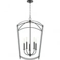thumbnail image 2 of 6812-5-59-Quorum Lighting-Mantle - 5 Light Entry Foyer-31.5 Inches Tall and 19 Inches Wide-Matte Black Finish    -Traditional Installation, 2 of 5