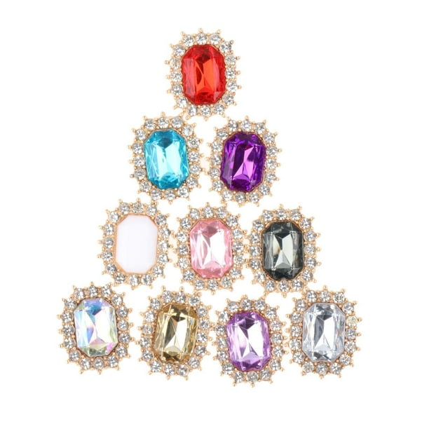 10 Uds de Decoración DIY Macarena Adornos Artesanías Mujeres Niñas para Joyería de boda color mezclado