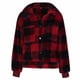 thumbnail image 5 of Puntoco, chaqueta a cuadros de felpa para mujer, cárdigan grueso, tops nuevos de invierno, liquidación Puntoco Puntoco-556, 5 of 9