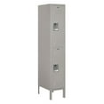 thumbnail image 2 of 12" Wide Double Tier Standard Metal Locker - 3 Wide - 5 Feet High - 12 Inches Deep - Blue - Assembled, 2 of 4