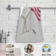 thumbnail image 4 of Starfish Sea Star Hand Towels 2 PCS, Summer American Flag Kitchen Towel Ultra Soft and Highly Absorbent,Decorative Fingertip Face Towel for Bathroom Hotel, 28.3"x14.4", 4 of 4