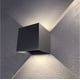 thumbnail image 2 of Lámpara de pared LED de 12W Lámpara de pared con ángulo de haz ajustable Diseño Lámpara de pared LED IP65 impermeable blanco cálido negro, 2 of 8