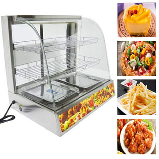 TrendTimes Commercial Countertop Food Pizza Pastry Soup Warmer Hot Case 20x20x24/ 24x19x15 24x15x20 inch