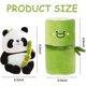 thumbnail image 2 of Cute Panda Plush Toy with Bamboo Cover, Bamboo Tube Panda Plush Toy, Kawaii Panda Stuffed Toys, Animal Panda Plush Doll Pillow Toys for Kids Funny Bir, 2 of 5