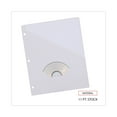 thumbnail image 5 of Universal Slash-Cut Pockets for Three-Ring Binders, Letter, 11 Pt, White, 10 Pack, 5 of 7