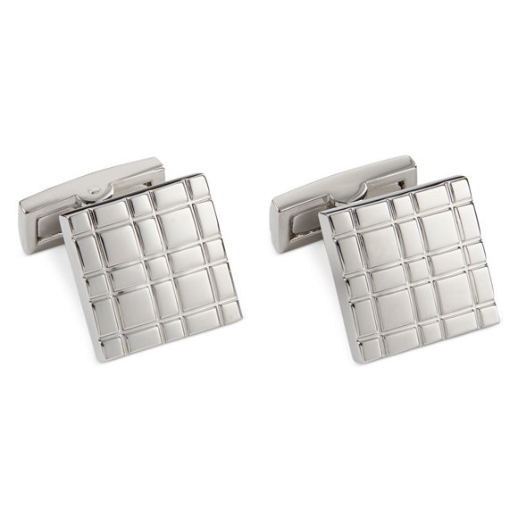 Ryan Seacrest Mens Square Neck Tie Set, Metallic, One Size
