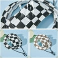 thumbnail image 6 of Dalrosia Plaid Pattern Dog Hat with Ear Hole Round Brim Dog Puppy Cat Sun Hat Bucket Hat Outdoor Sun Protection Pet Caps for Small Medium Cats Dogs Kitten, 6 of 6