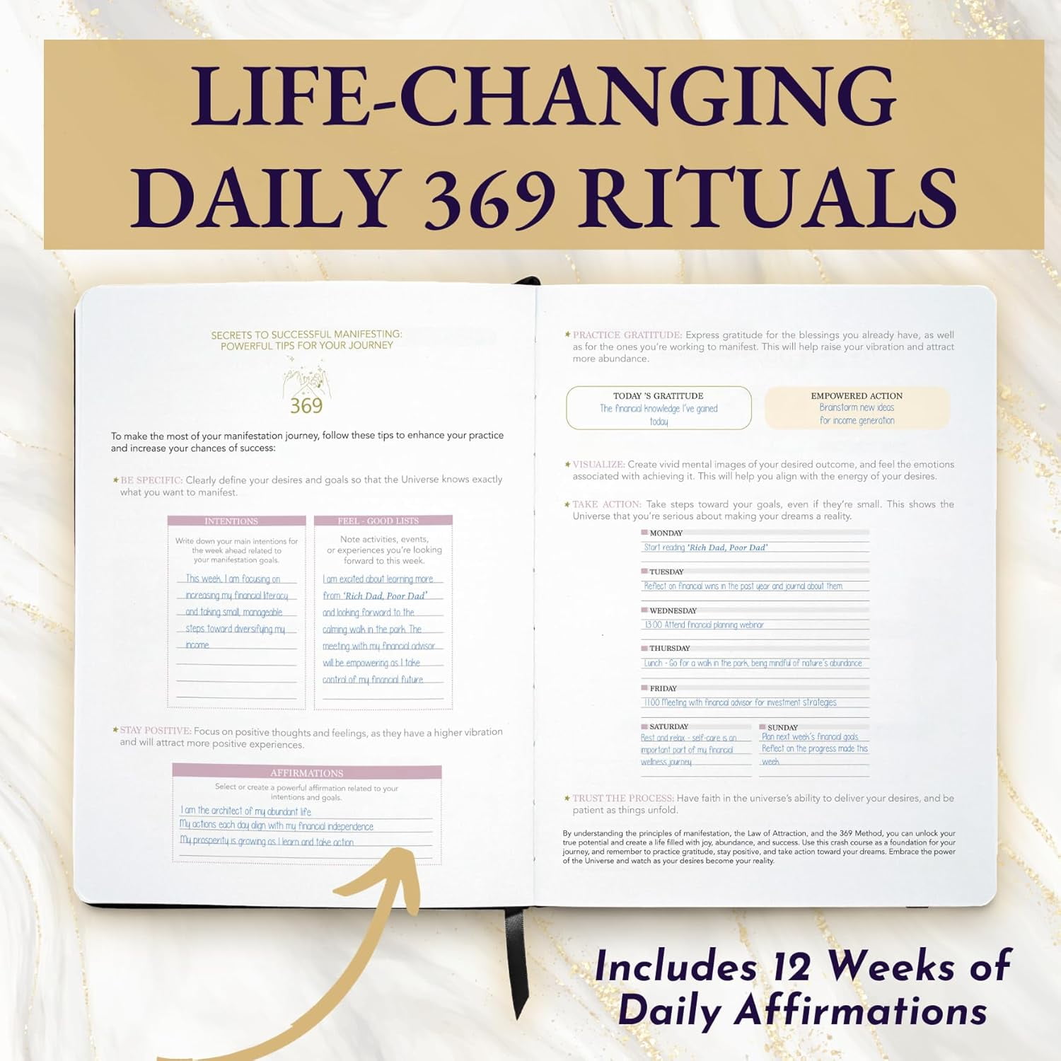 The Ultimate Project 369 Manifestation Journal: A Guided 369 Journal to Unlock Your Limitless Potential - Presented in Luxurious Gift-Ready Packaging