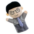 thumbnail image 3 of EeaseCA 1 Pc Cartoon Hand Puppet Adorable Family Hand Doll Toy Plush Storytelling Toy, 3 of 8