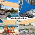 thumbnail image 7 of Easy-Going 10' x 13' Beige Rectangle Shade Sail, Easy to Clean, 7 of 7