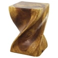 thumbnail image 6 of Home Square 20x14" Traditional Wood Big Twist End Table in Oak - Set of 2, 6 of 7