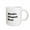 White, variant on 3drose, Image of Worlds Okayest Boss Quote, 11oz Two-tone Red Mug