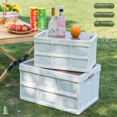 thumbnail image 2 of Caja de almacenamiento plegable para acampar al aire libre, caja de almacenamiento para el maletero del automóvil doméstico, caja de acabado conveniente, 2 of 5