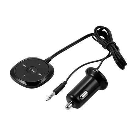aux receiver handsfree bluetooth charger adapter speaker wireless usb led kit