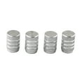 thumbnail image 1 of 4x Aluminum Air Pressure Valve Cap Tire Wheel Rims Stem Valve Cap Tyre Cover Car, 1 of 8