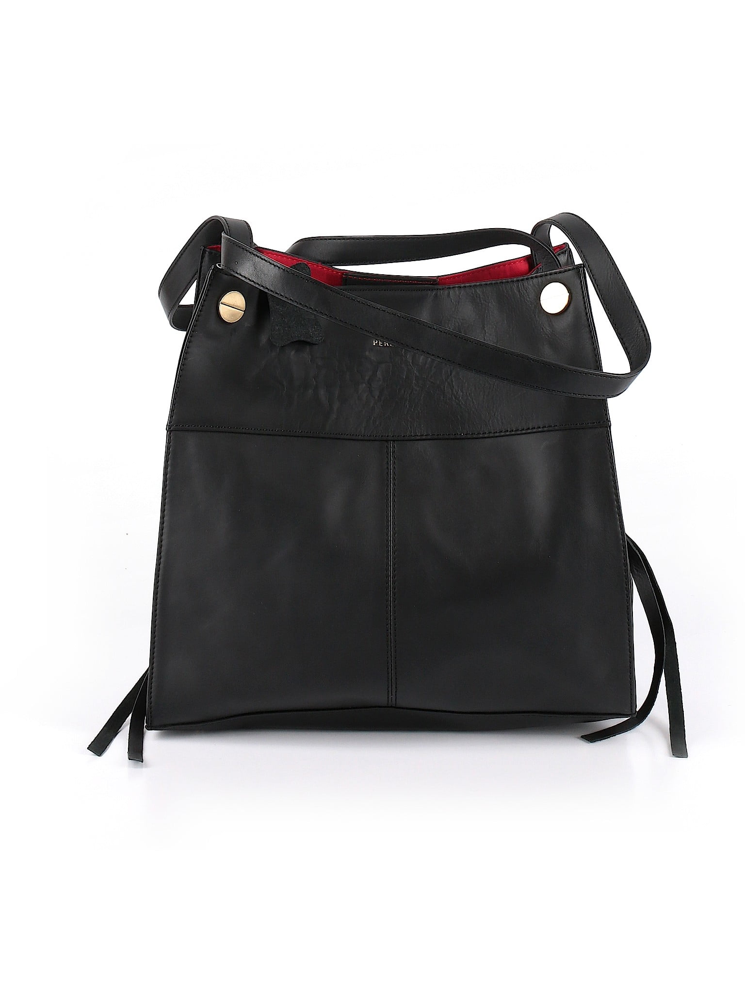 perlina sally leather tote