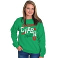 thumbnail image 3 of Festive Holiday Christmas Cheer Squad Women Plus Size Crewneck Sweatshirt Brisco Brands 5X, 3 of 5