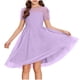 thumbnail image 1 of Vestido Largo Casual Vestido Casual de Polka de Moda para Niños con Falda de la Princesa de Manga Corta de Malla Y Falda de Gasa de Malla Vestido de la Princesa Del Bebé, 1 of 6