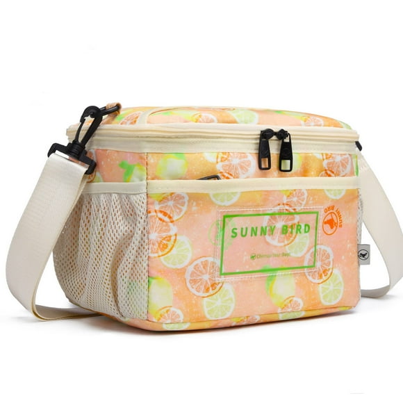 Bolsa de almuerzo SUNNY BIRD plegable con aislamiento térmico en forma de pomelo