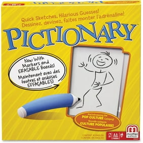Pictionary Quick-Draw Guessing Game for Family, Kids, Teens and Adults, 8 Year Old & Up