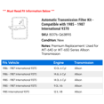thumbnail image 2 of Automatic Transmission Filter Kit - Compatible with 1985 - 1987 International 9370 1986, 2 of 2