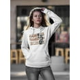 thumbnail image 3 of African Landscape Brown Hoodie Women -Image by Shutterstock, Female Small, 3 of 4