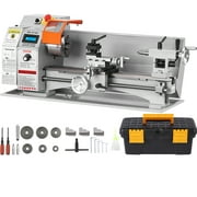BENTISM Mini Metal Lathe 800W 7''x16'' 150-2500 RPM Power Continuously Variable Speed Milling