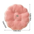thumbnail image 3 of Harlier Cute Flower Pillow Plush Floor Pillow, Cartoon Thick Plush Office Chair Sitting Tatami Flower Cushion, Plush Flower Pillow Floor Butt Cushion for Home Decor (15*15 Inch, Pink), 3 of 8
