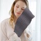 thumbnail image 5 of Set de toallas de baño de algodón en pack de 2 | Secado rápido ultra absorbente | 75×35cm Gris-Blanco-Azul- Gris Oscuro | Suave, duradero, ligero para casa, gimnasio, viajes | Resistente al, 5 of 6
