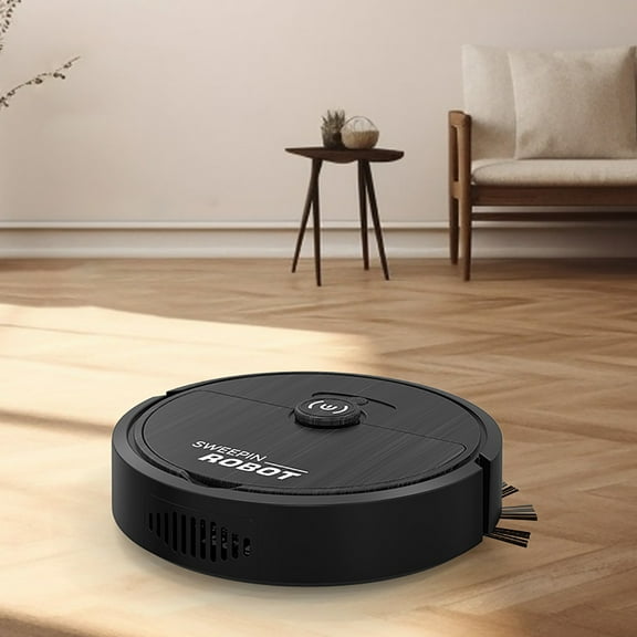 Nkmbld Automatic Sweeping Robot Intelligent Sweeping Robot, Suction, and Dragging Integrated Fully Automatic Home Intelligent Vacuum Cleaner, Black