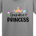 thumbnail image 4 of Inktastic Grandma's Princess Crown and Flowers Youth T-Shirt, 4 of 5