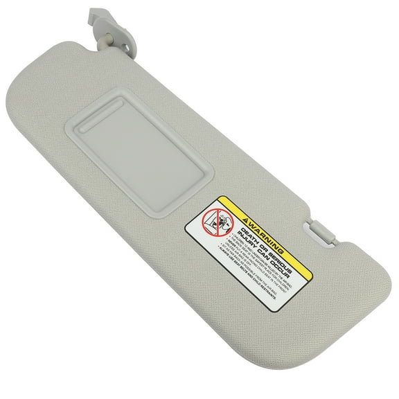 ECCPP Gray Car Sun Visor Left Driver Side Windshield Visor fit for for Elantra 2011-2015 without Sunroof