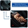 thumbnail image 5 of Pangolin 12.5x8.2 Inch Soft Comfortable Furry Printed Armrest Accessory Car Armrest Pad Mat, 5 of 6
