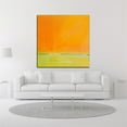 thumbnail image 2 of 24" x 24" Here and Now by Peter Crane - Wall Art Print on Canvas Fabric Orange, 2 of 3