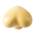 thumbnail image 4 of kurtrusly Cabinet Handle Heart Shape Solid Color Replacement Decorative Home Kitchen Bathroom Drawer Door Pull Knob Accessories Yellow 5Set, 4 of 6
