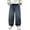 Blue, variant on Teen Boys Wide Leg Baggy Jeans Soft Elastic Waist Denim Pants Kids Vintage Casual Straight Leg Trousers Youth Husky Jeans