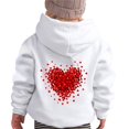 thumbnail image 4 of YUEHUA Love Heart Hoodies for Teen Girls Valentines Day Hoodie Casual Loose Fit Hooded Sweatshirts Comfy Pullover Tops for Kid Girl Boy, Size 4-5 Years, 4 of 6